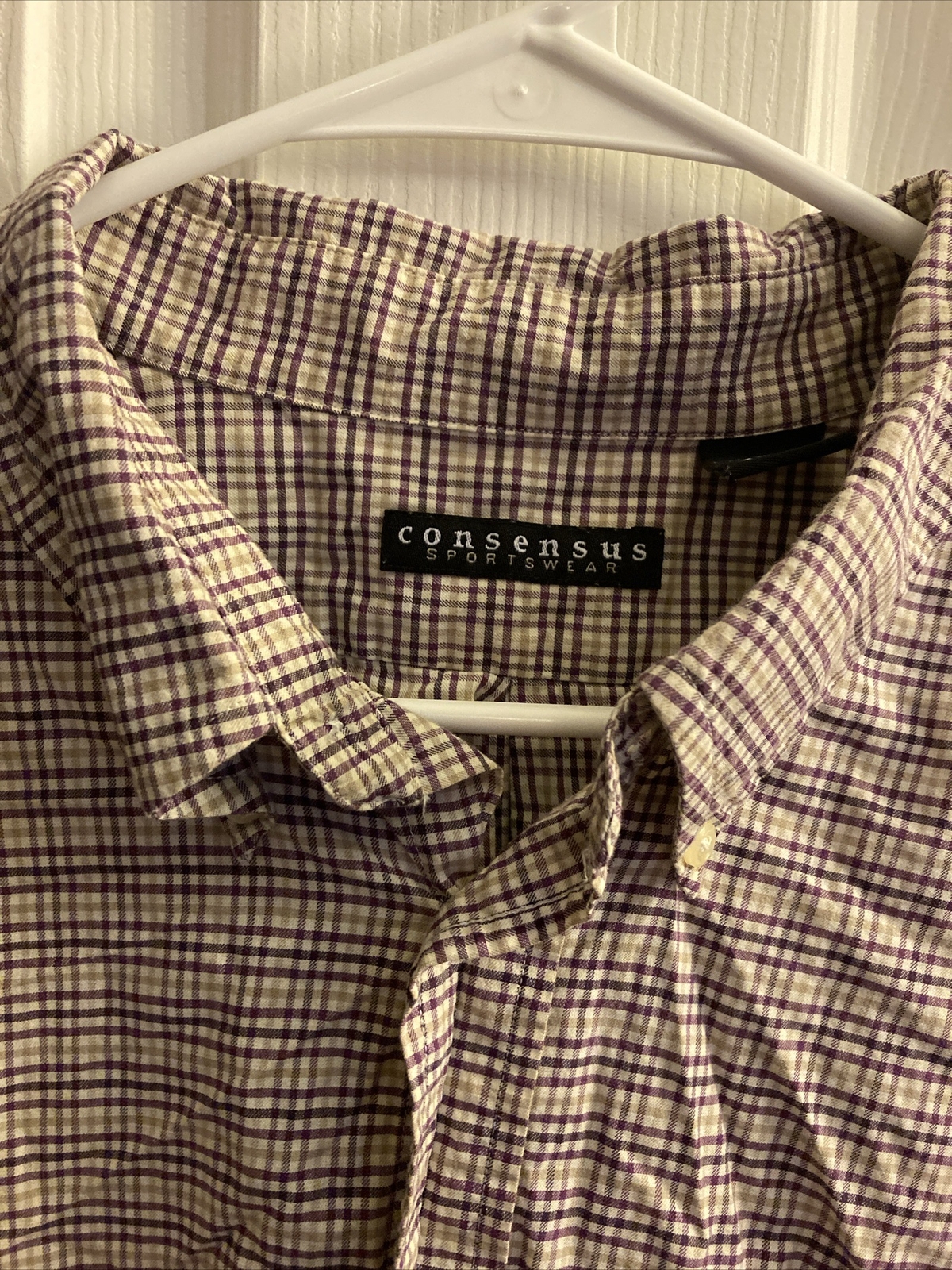 Consensus Classics Plaid Long Sleeve Button Shirt… - image 2