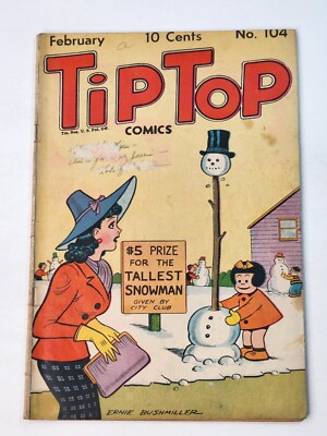 Tip Top Comics 104 United Features Syndicate Golden Age 1945