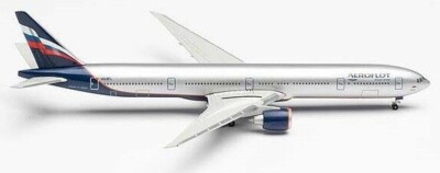 New! Herpa 526364-002 Aeroflot Boeing 777-300ER, reg. VQ-BFL - 1:500 diecast