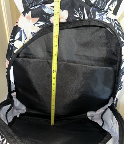 ROXY Backpack School Bag Women’s Girls Floral Tropical Multicolor NWT - Picture 8 of 14