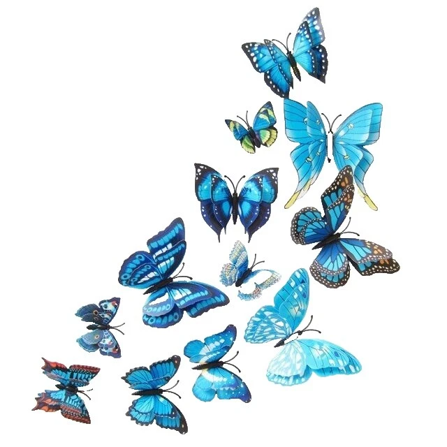 Calcomanías Decoración De Viaje De Mariposa y vinilo arte