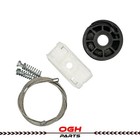 For Jaguar XK8 XKR Window Regulator Repair Kit with Clips Rear Right