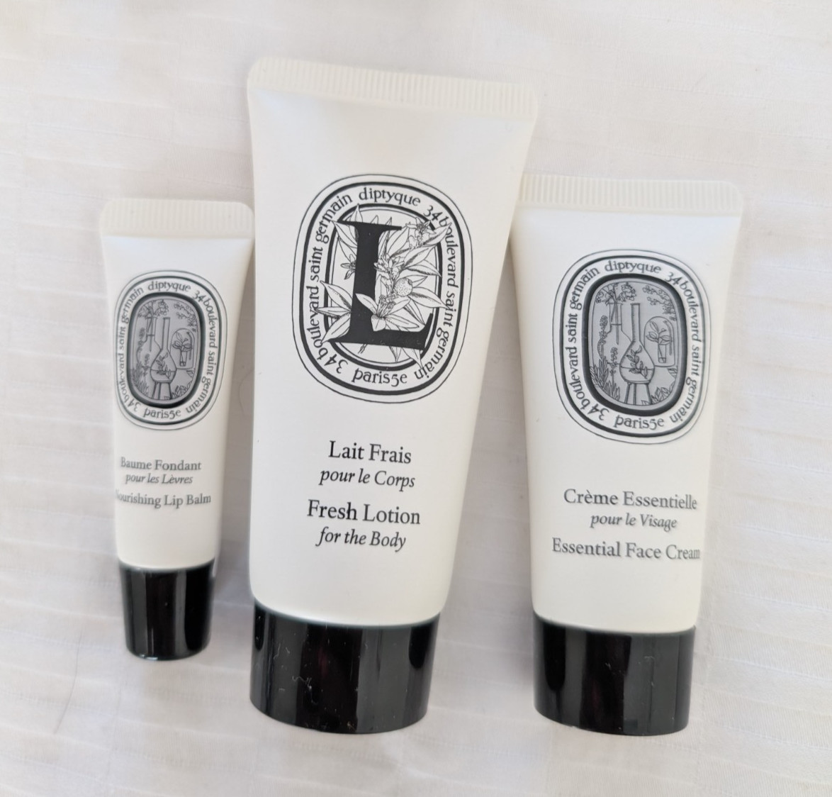 Diptyque Travel Set- Bag,  Face, Body and Lip Products  NEW image 2