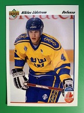 1991 UPPER DECK #26 NIKLAS LIDSTROM HOF