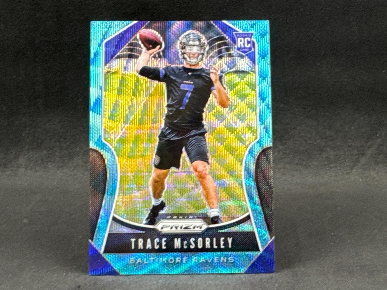 Trace McSorley Panini Prizm #309 Blue Wave
