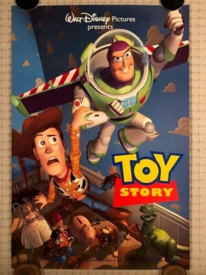 Original Disney TOY STORY 1995 DS * Mint * Theatrical Poster