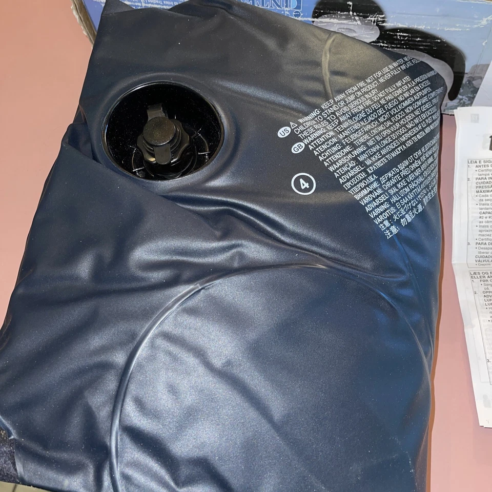 Intex 68564E Sillón Inflable Ultra con Portavasos y Juego de Otomana, Gris Foto 3 de 4