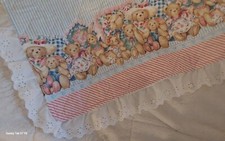 BABY BLANKET 31X34 NEW HANDMADE PRECIOUS