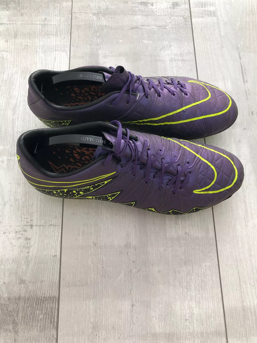 Nike Hypervenom Phinish Purple Football Soccer Cleats US8 UK7 Bosnia