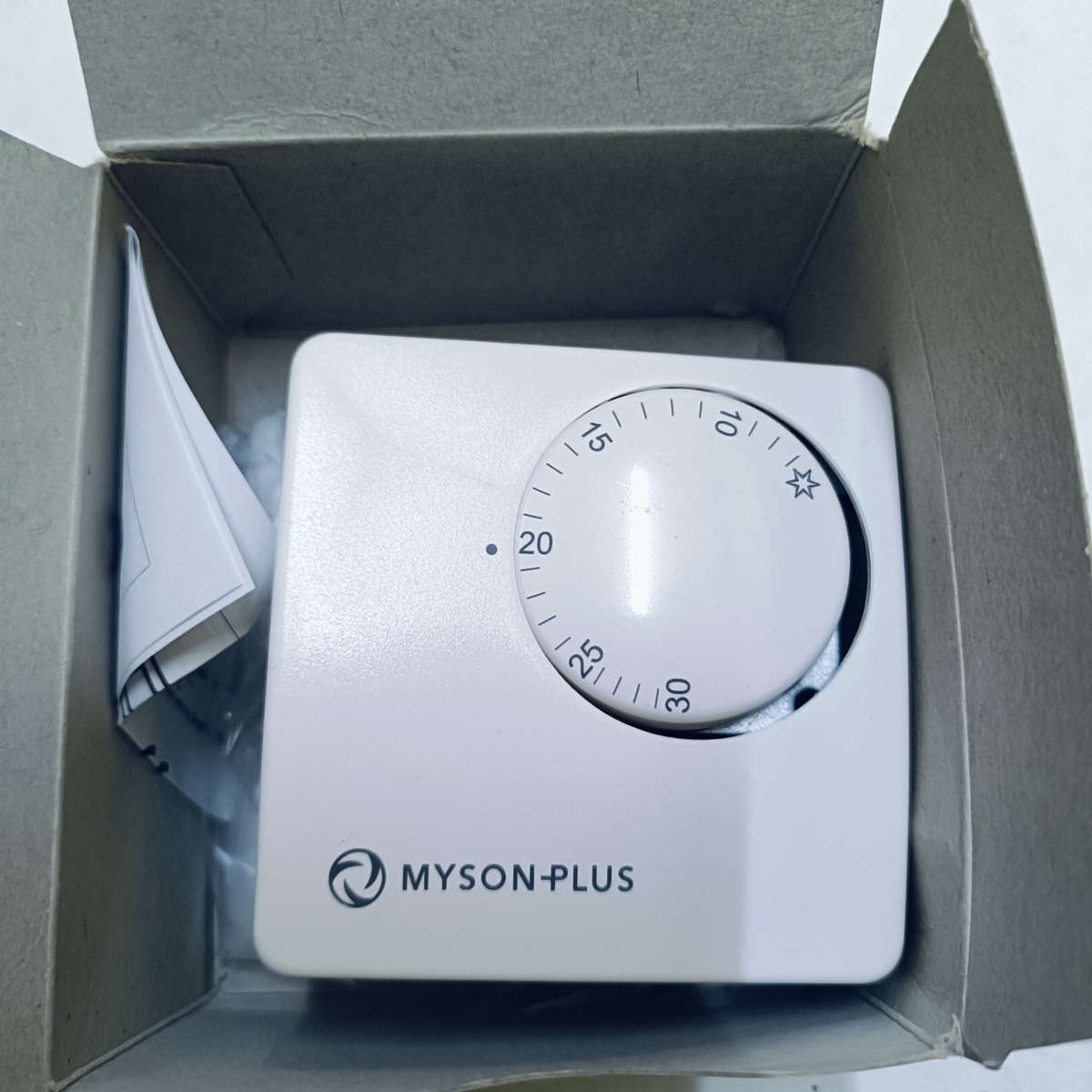 New Myson Plus PLRT Room Thermostat Dial Wall Mounted 230V