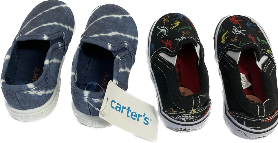 Zapatos Carters And Tommy Bahama Niños Pequeños Talla 7 Multicolor Sin Cordones 2 Pares Foto 4 de 4