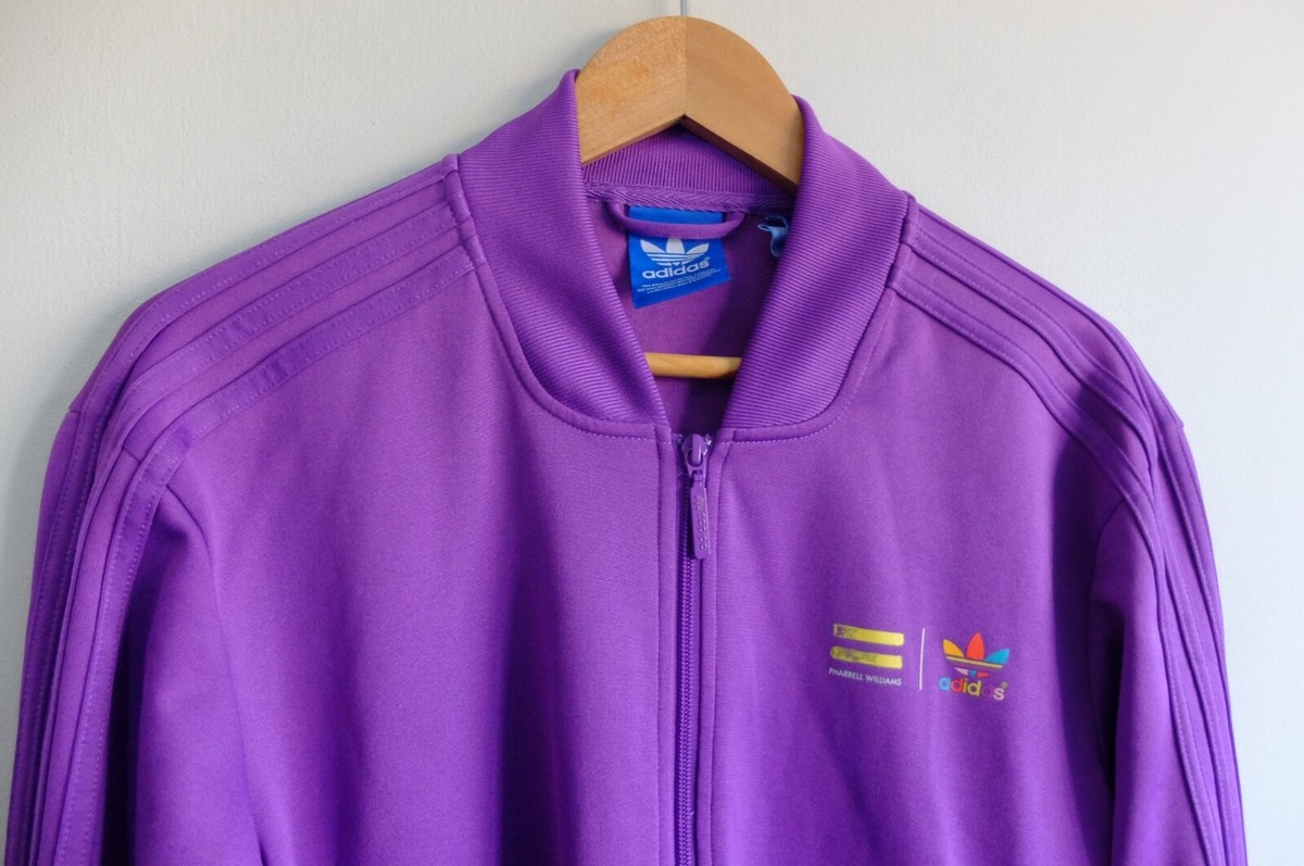 Adidas Originals x Pharrell Williams jacket S Purple Track