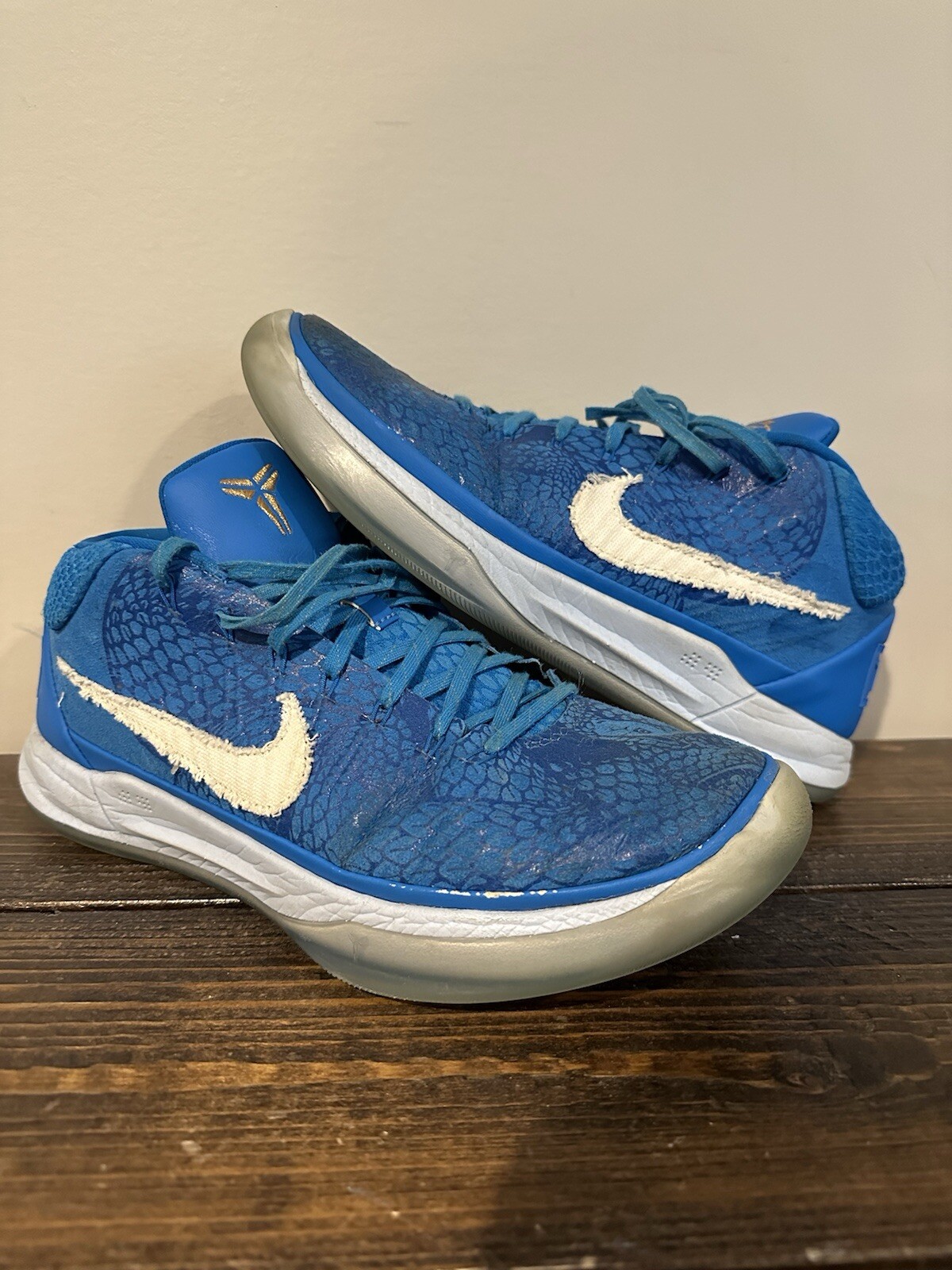 Nike Kobe AD Mid Demar Derozan PE Blue AQ2721-900 Authentic Men's