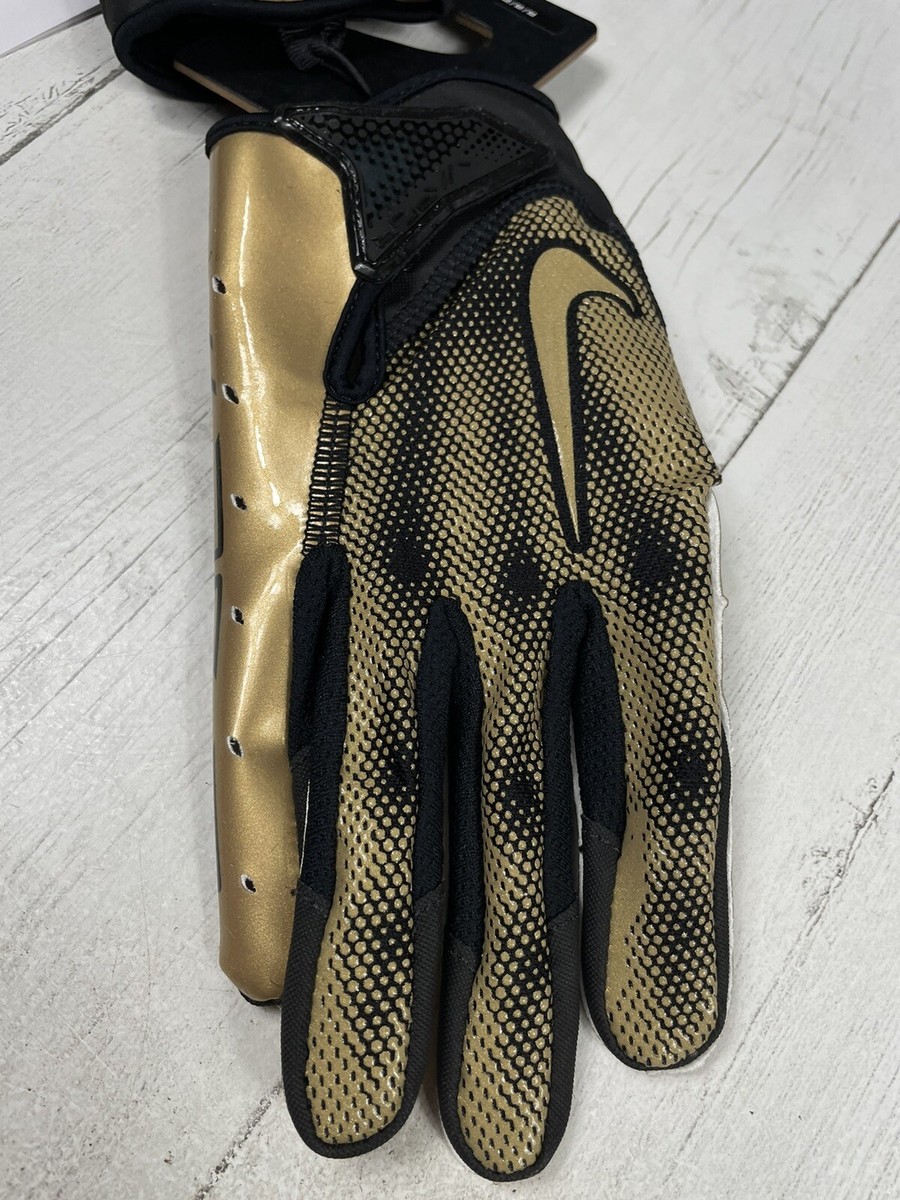Nike Vapor Jet グローブ Sサイズ ゴールド Nike Vapor Jet Football Gloves Gold/Black Men's Size M Brand New