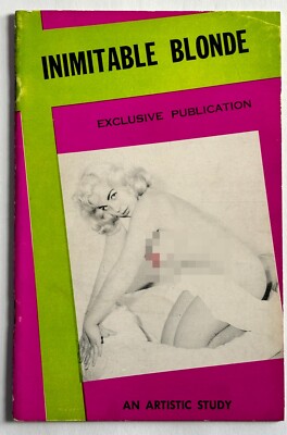 Inimitable Blonde   Vintage Pinup Digest Magazine (1950s)