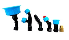 AGRICAS sprayer nozzles, 6 pc