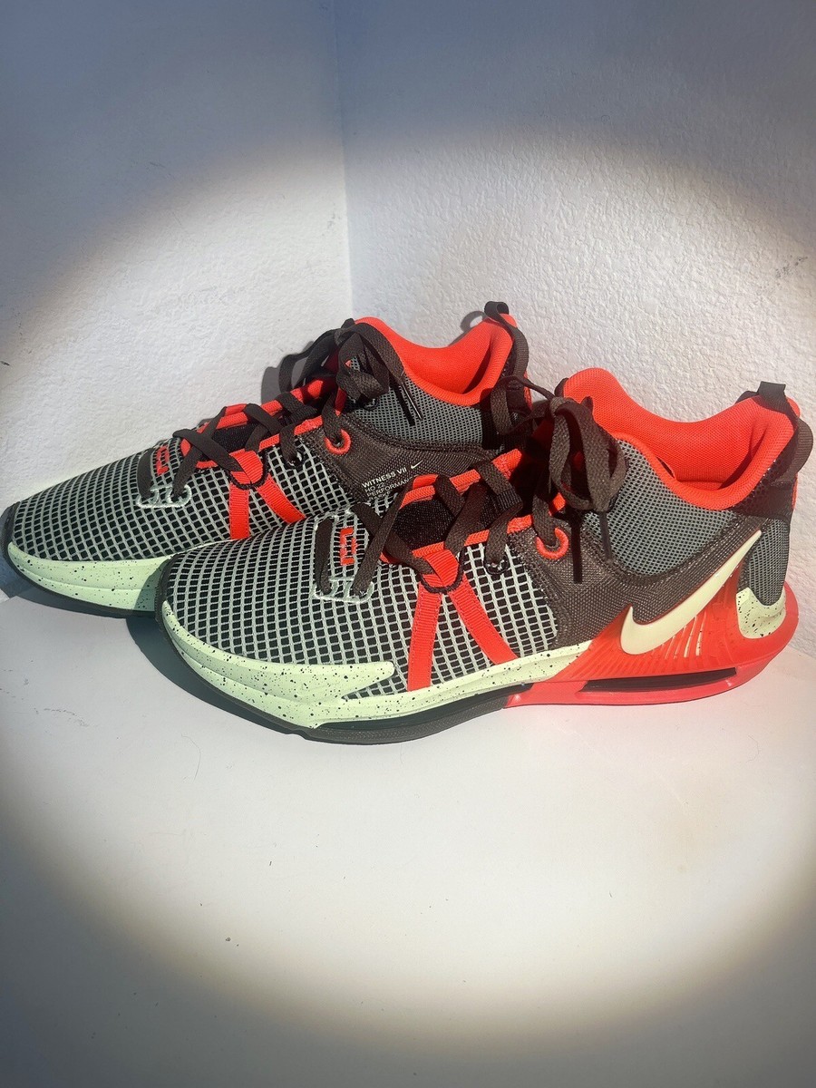 Nike LeBron Witness 7 Basketball Shoes Volt Crimson DM1123  display picture 3