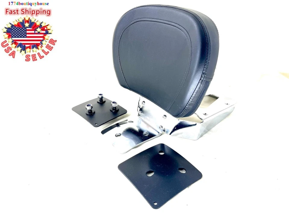 NEW Tall Backrest SISSY BAR LUGGAGE RACK Harley Softail Deuce 00-2007 51114-02HD - Image 3 of 4