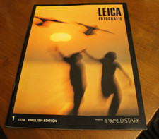 Leica Fotografie 1  1976  English Edition  Ewald Stark Cover