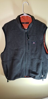 Vintage 90s Polo Sport Ralph Lauren Fleece Vest Reversible USA