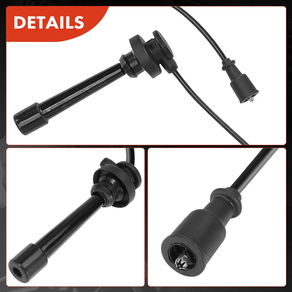3x New Spark Plug Wire Set for Mitsubishi Montero 2003 2004 2005 2006 V6 3.8L	 Foto 2 de 4
