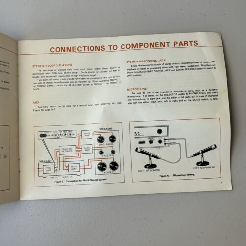 Kenwood KR-4140 Receiver Service Manual *Original* - Picture 3 of 5