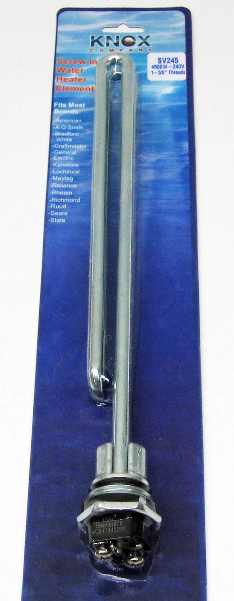 Water Heater Element 1 3/8 inch Screw-In 4500 Watt 240 Volt 755022014572 |  eBay