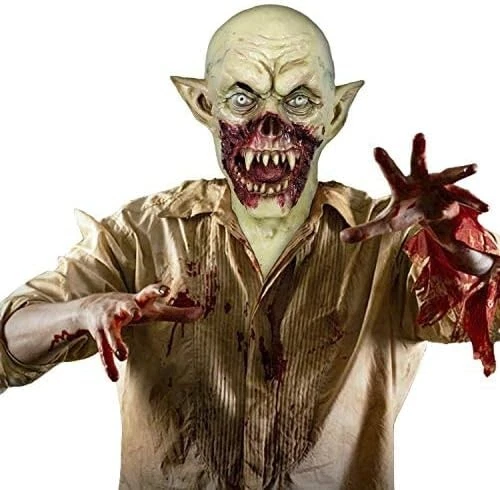 Halloween Maske Horror Vampir Zombie Gruselig Dämon Cosplay Party Latex B1017 - Bild 2 von 4