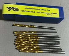Y-G D4148143 #43 dia x 3/4" Flute Length x 1-3/4" Screw Machine Drill - Qty. 10