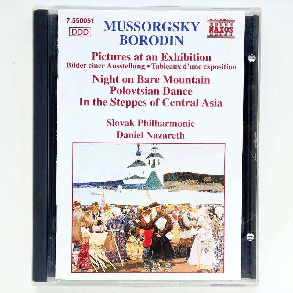 MiniDisc MD Musik Audio Album NAXOS MUSSORGSKY BORODIN Bilder auf einer Ausstellung