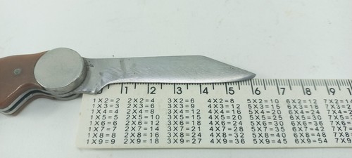 COLTELLO pieghevole vintage corpo femminile coltello sovietico cerniera URSS prigione ITK coltello - Foto 14 di 14