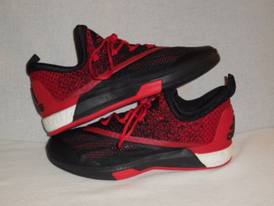 Adidas Men's SM On Court Crazylight Boost Black/Scarlet/Black