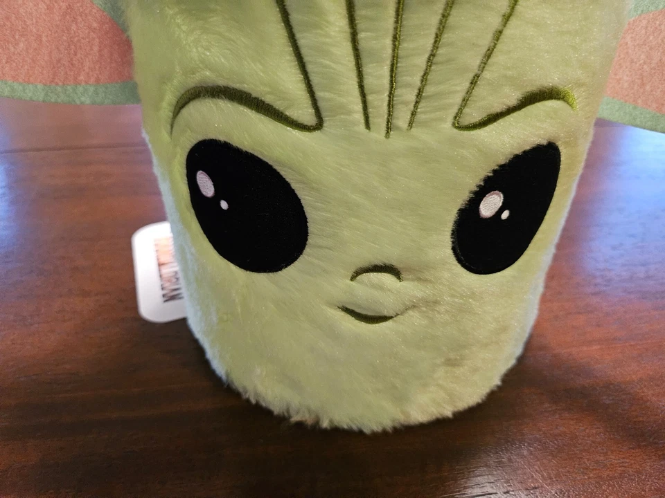 Pantalla de lámpara de piel Star Wars Baby Yoda orejas grandes nueva con etiquetas Foto 2 de 4