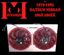 FF DYNAMICS EXT ELECTRIC COOLING FAN SYSTEM FOR 75-83 DATSUN NISSAN 280Z 280ZX