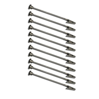 10PCS Metal Magnetic Alligator Clip Sticks Model Painting Coloring Tool