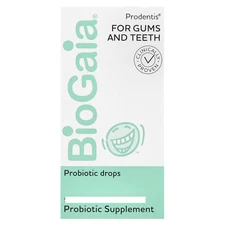 LOT 12 BioGaia Prodentis Probiotic Drops, For Gums and Teeth, 2 mL