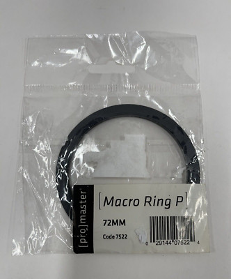 Code 7522 Promaster Macro Ring P 72mm Code 7522 | eBay