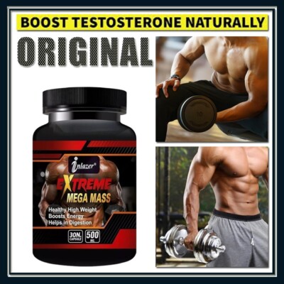 Muscle Gainer BODY GROW Fast Weight Gain 30 CAPSULES NEW