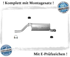 Endschalldämpfer Fiat Grande Punto (199) Sport 1.4 16V 70KW Auspuff Montagesatz 
