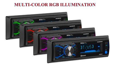BOSS Audio Systems Elite 460BRGB AM FM USB AUX Bluetooth SDIN Car