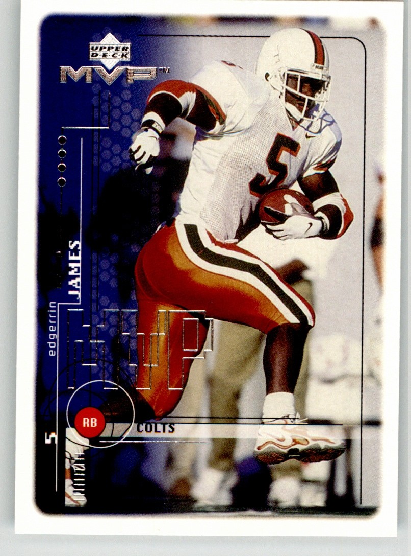 Edgerrin James 1999 Upper Deck MVP 206 Indianapolis Colts Rookie
