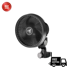 CLOUDRAY S6 6" Grow Tent Clip Fan – EC Motor, 10 Speeds, Oscillating, IP54