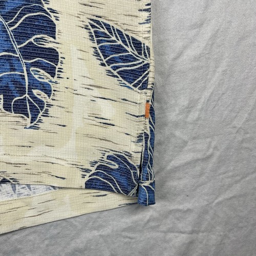 Quiksilver Shirt Mens Extra Large XL Waterman Black Rock Cove Hawaiian Floral - Picture 10 of 14