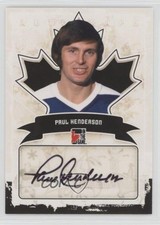 2011 ITG Canadiana Auto Black Paul Henderson #A-PH2 Auto 0c3