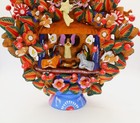 Mexican Tree of Life Sculpture 3 Sided Biblical Nativity Noah's Ark Folk Art 16" — photo 10