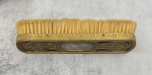 Antik Viktorianischer Stil Messing 2 Stück Bürstengarnitur Verzierte Details Art Deco Waschtisch - Bild 15 von 19