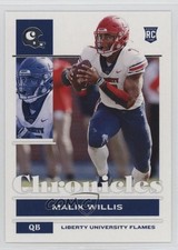 2022 Panini Chronicles Draft Picks Malik Willis #12 19zq