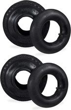 Set 2 Ruote Di Ricambio E Camere D’Aria, Pneumatici 3.00-4" per Carrelli, Profil