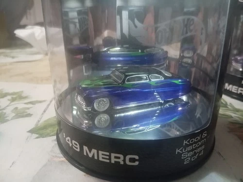 Vintage 2004 Hot Wheels Oil Can/ Kool & Kustom 2/4 ( '49 Merc in Blue
