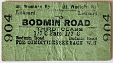 GT WESTERN RY - LISKEARD to BODMIN ROAD